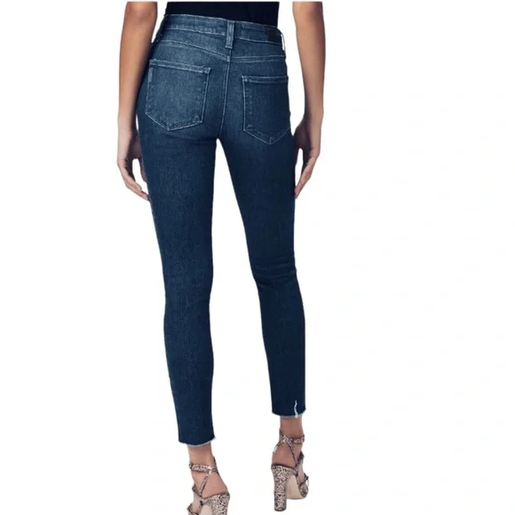PAGE Verdugo Transcend Vintage Ankle Mid Rise Ultra Skinny Jeans - Picture 2 of 7